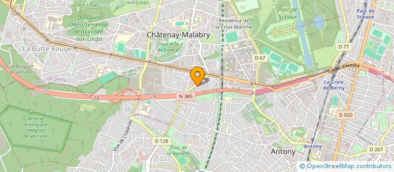 localisation de l'entreprise MONSIEUR BENJAMIN BUZZI  CHATENAY-MALABRY