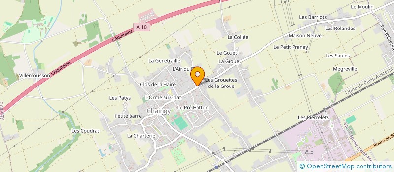 localisation de l'entreprise MONSIEUR BENJAMIN CABRAL à CHAINGY