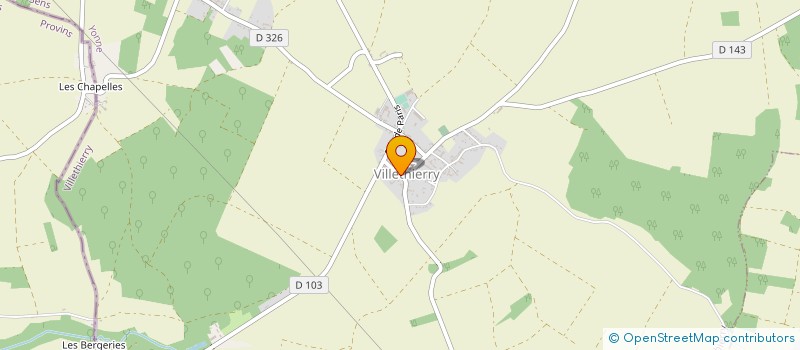 localisation de l'entreprise MONSIEUR BENJAMIN CABRIDENS  VILLETHIERRY