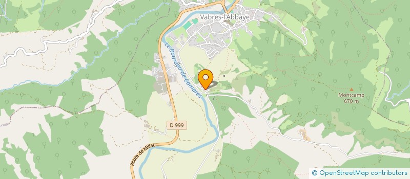 localisation de l'entreprise MONSIEUR BENJAMIN CADENET  VABRES L'ABBAYE