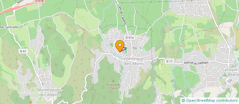 localisation de l'entreprise MONSIEUR BENJAMIN CADIOU  VILLELONGUE-DELS-MONTS