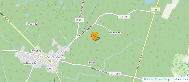 localisation de l'entreprise MONSIEUR BENJAMIN CAILLARD  SAINT-MAGNE