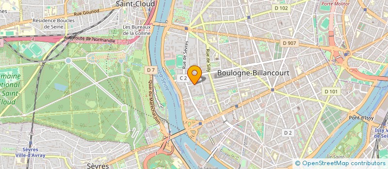 localisation de l'entreprise MONSIEUR BENJAMIN CAILLAUD à BOULOGNE-BILLANCOURT