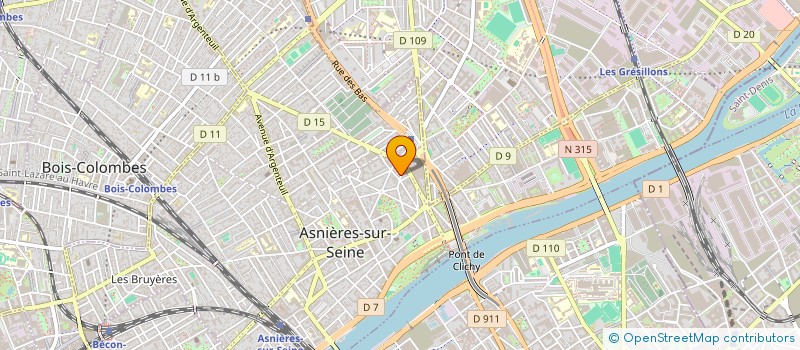 localisation de l'entreprise MONSIEUR BENJAMIN CALLIONI  ASNIERES-SUR-SEINE