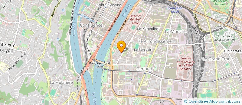 localisation de l'entreprise MONSIEUR BENJAMIN CAMARD  LYON