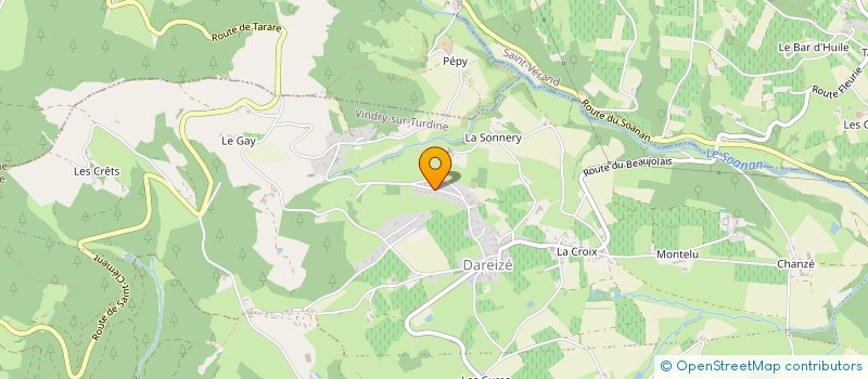 localisation de l'entreprise MONSIEUR BENJAMIN CAMPAGNA  MEAUX-LA-MONTAGNE