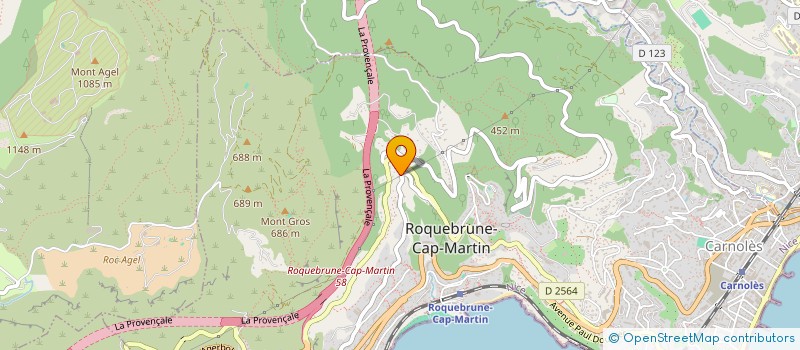 localisation de l'entreprise MONSIEUR BENJAMIN CAMPI à ROQUEBRUNE-CAP-MARTIN