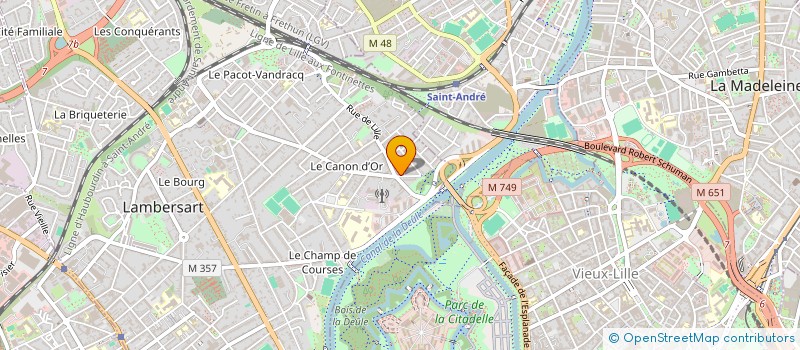 localisation de l'entreprise MONSIEUR BENJAMIN CAMPION à LAMBERSART