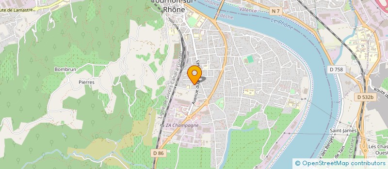 localisation de l'entreprise MONSIEUR BENJAMIN CANDAS à TOURNON-SUR-RHONE