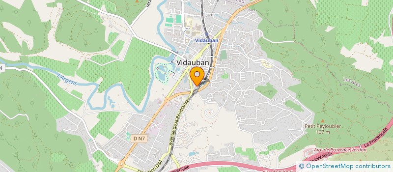 localisation de l'entreprise MONSIEUR BENJAMIN CANDEL  VIDAUBAN