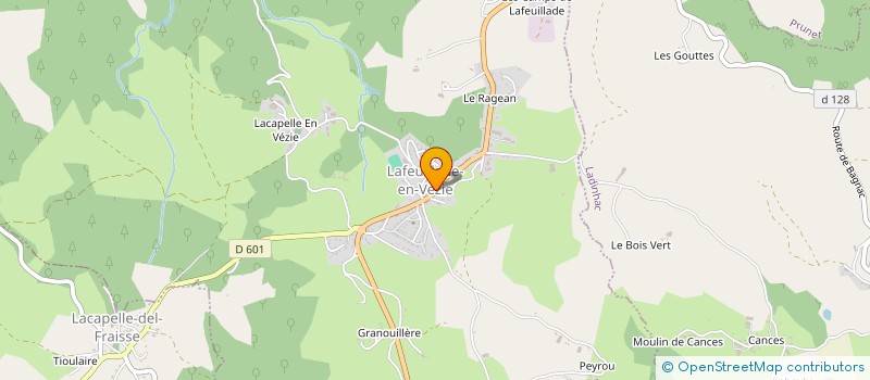 localisation de l'entreprise MONSIEUR BENJAMIN CANIS à LAFEUILLADE-EN-VEZIE