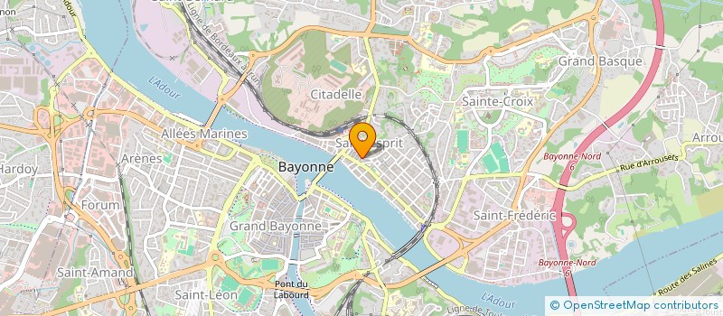 localisation de l'entreprise MONSIEUR BENJAMIN CANTALOUBE à BAYONNE