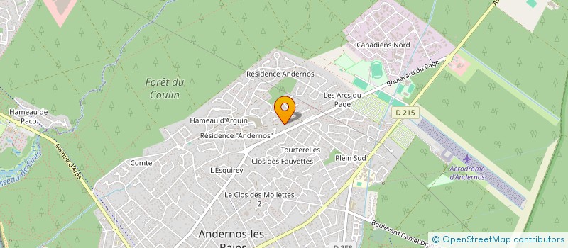 localisation de l'entreprise MONSIEUR BENJAMIN CAPDEVIELLE  ANDERNOS-LES-BAINS