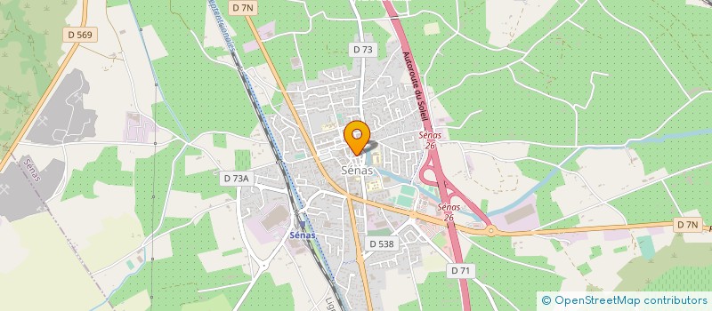 localisation de l'entreprise MONSIEUR BENJAMIN CAQUINEAU  SENAS