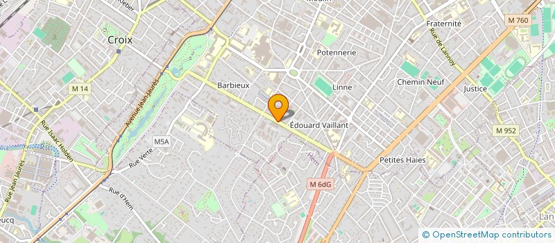 localisation de l'entreprise MONSIEUR BENJAMIN CARDON  ROUBAIX