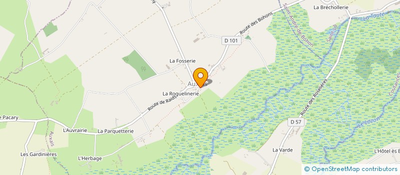 localisation de l'entreprise MONSIEUR BENJAMIN CAREL  AUXAIS