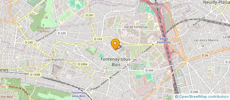 localisation de l'entreprise MONSIEUR BENJAMIN CASELLI à FONTENAY-SOUS-BOIS