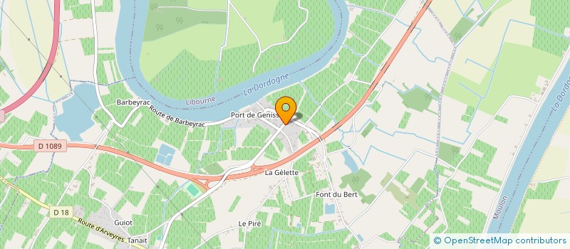 localisation de l'entreprise MONSIEUR BENJAMIN CASTET à GENISSAC