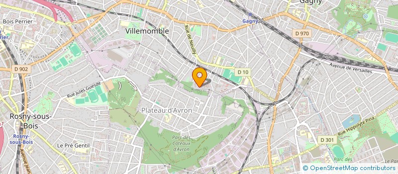 localisation de l'entreprise MONSIEUR BENJAMIN CAT  VILLEMOMBLE