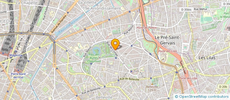 localisation de l'entreprise MONSIEUR BENJAMIN CATALIOTTI VALDINA  PARIS