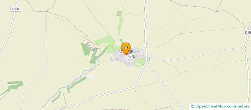 localisation de l'entreprise MONSIEUR BENJAMIN CATRIN  MONTIGNY-LE-FRANC