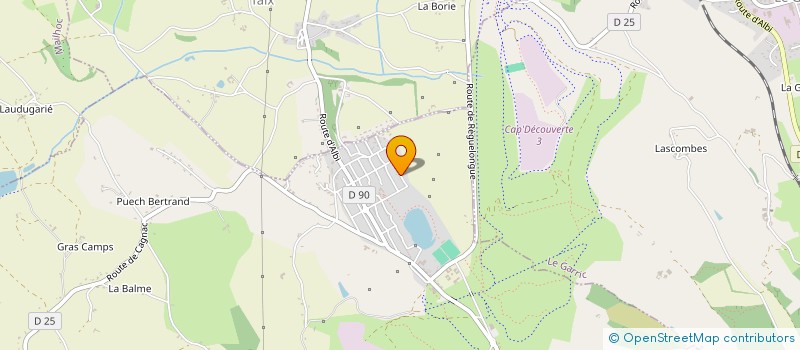 localisation de l'entreprise MONSIEUR BENJAMIN CAULET  CAGNAC-LES-MINES