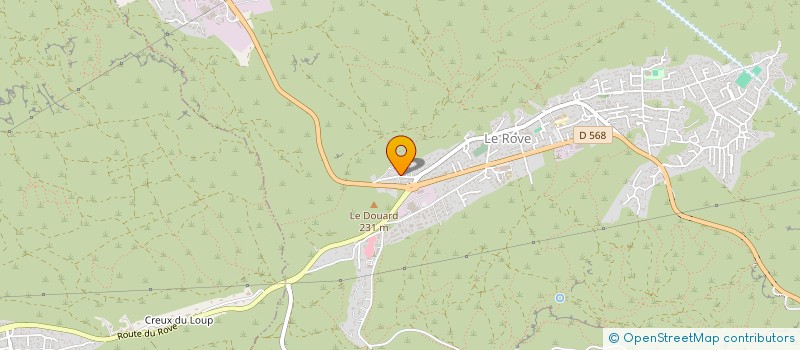 localisation de l'entreprise MONSIEUR BENJAMIN CAVA  LE ROVE