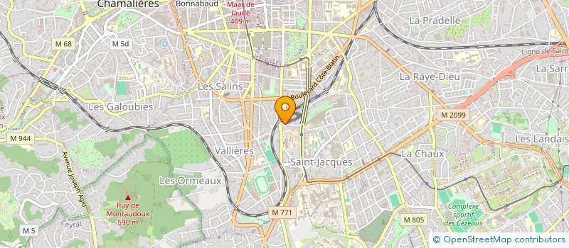 localisation de l'entreprise MONSIEUR BENJAMIN CAYRAT  CLERMONT-FERRAND