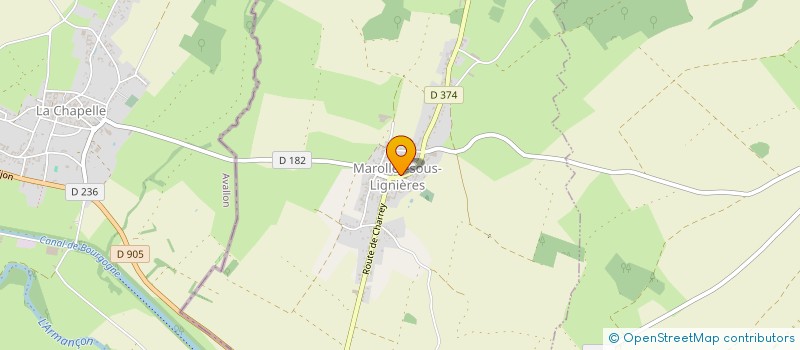 localisation de l'entreprise MONSIEUR BENJAMIN CAZENEUVE  MAROLLES-SOUS-LIGNIERES