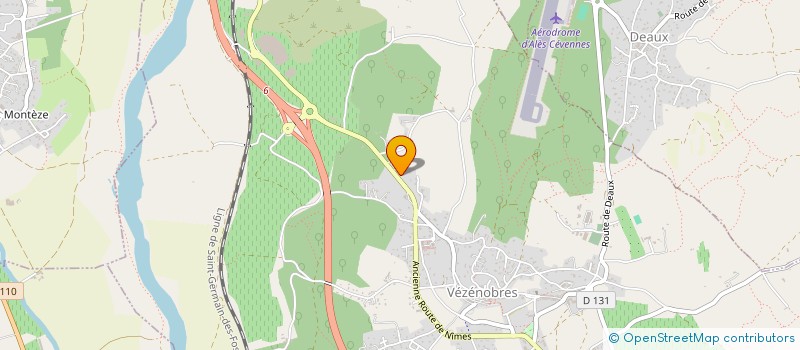 localisation de l'entreprise MONSIEUR BENJAMIN CELIER  VEZENOBRES