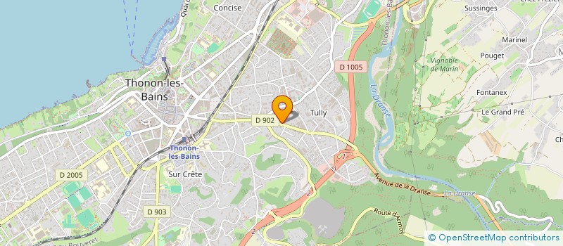 localisation de l'entreprise MONSIEUR BENJAMIN CESCUTTI  THONON-LES-BAINS