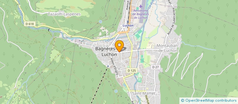 localisation de l'entreprise MONSIEUR BENJAMIN CHA  BAGNERES-DE-LUCHON