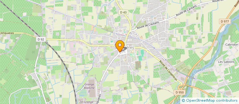 localisation de l'entreprise MONSIEUR BENJAMIN CHABBERT  JONQUIERES