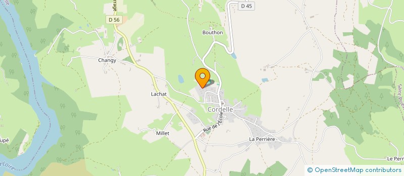 localisation de l'entreprise MONSIEUR BENJAMIN CHAIZE  CORDELLE