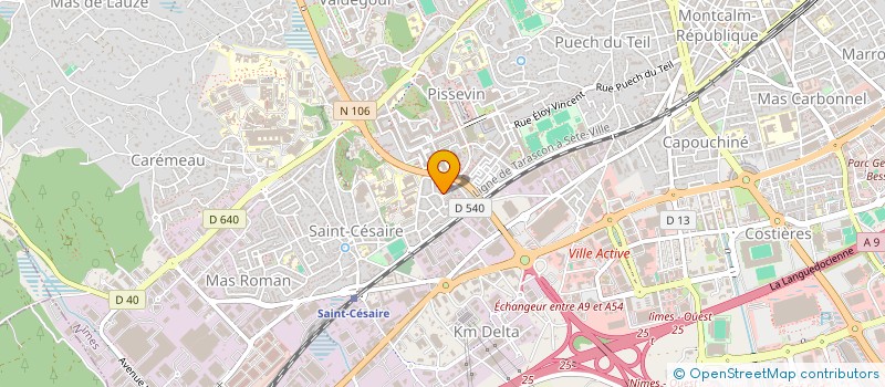 localisation de l'entreprise MONSIEUR BENJAMIN CHAMPES  NIMES