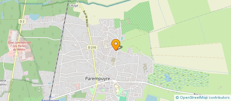 localisation de l'entreprise MONSIEUR BENJAMIN CHANCEREL  PAREMPUYRE