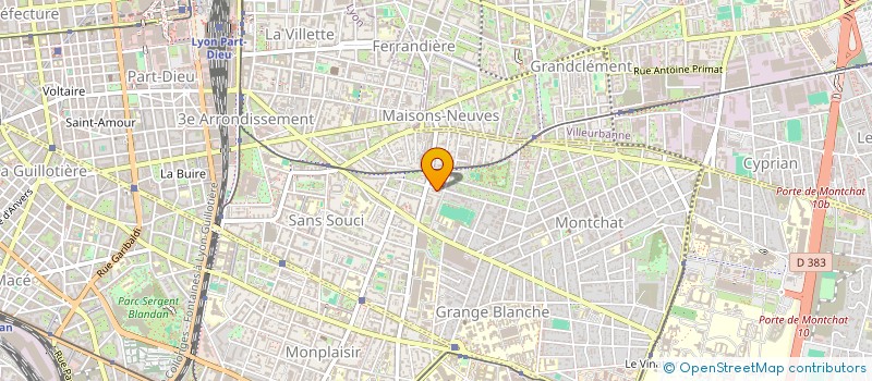 localisation de l'entreprise MONSIEUR BENJAMIN CHANUT  LYON