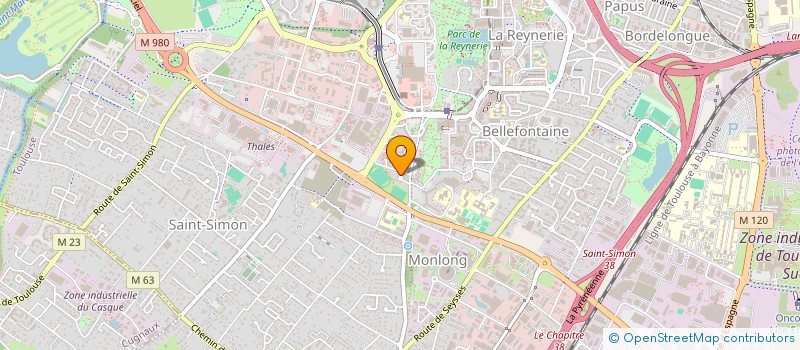 localisation de l'entreprise MONSIEUR BENJAMIN CHAPPET à TOULOUSE