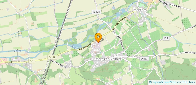 localisation de l'entreprise MONSIEUR BENJAMIN CHARBONNIER  MORAS-EN-VALLOIRE