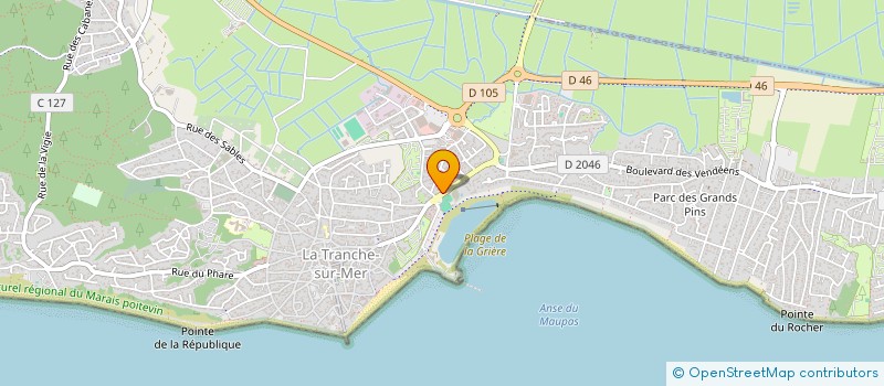 localisation de l'entreprise MONSIEUR BENJAMIN CHARBONNIER à LA TRANCHE-SUR-MER