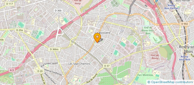 localisation de l'entreprise MONSIEUR BENJAMIN CHAREYRON à MONTREUIL