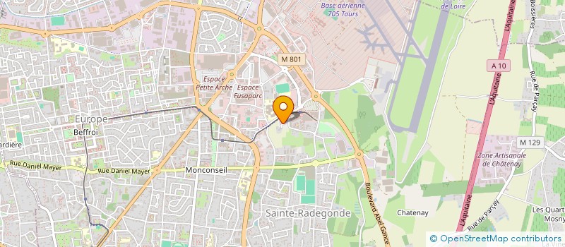 localisation de l'entreprise MONSIEUR BENJAMIN CHARLES  TOURS