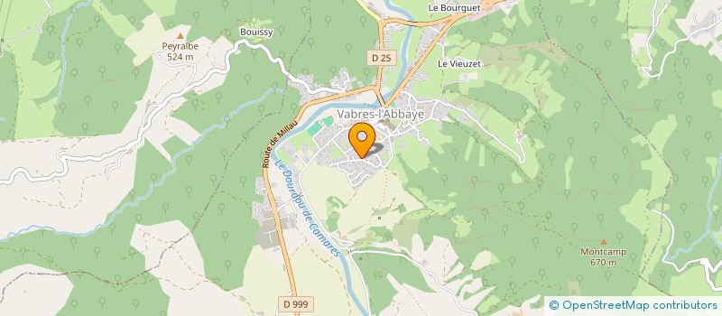 localisation de l'entreprise MONSIEUR BENJAMIN CHARRIER à VABRES L'ABBAYE