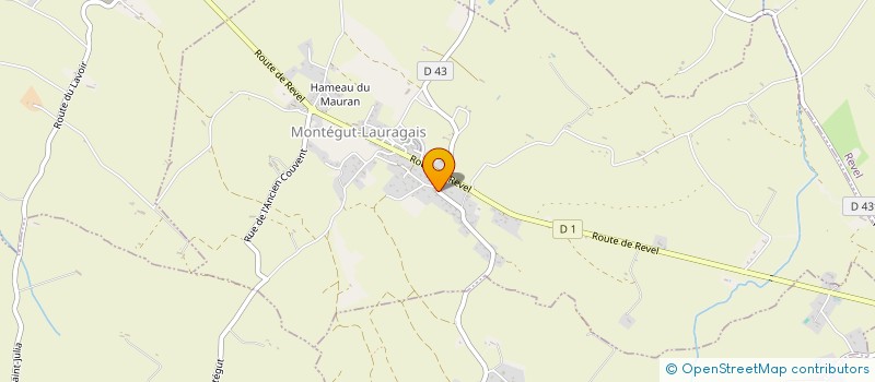 localisation de l'entreprise MONSIEUR BENJAMIN CHARRIER  MONTEGUT-LAURAGAIS