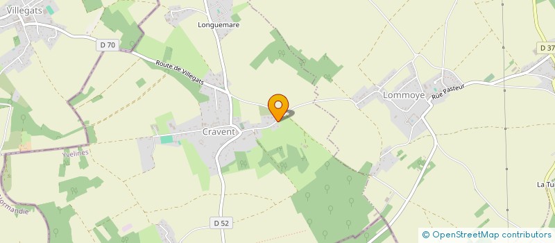 localisation de l'entreprise MONSIEUR BENJAMIN CHASSAGNE  CRAVENT
