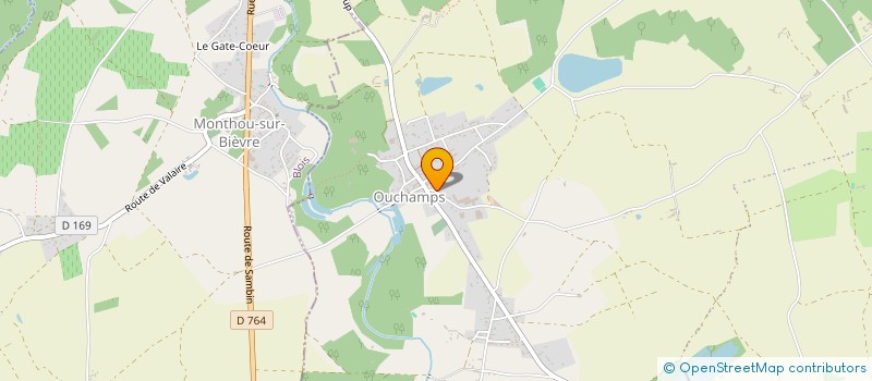 localisation de l'entreprise MONSIEUR BENJAMIN CHASSIER  LE CONTROIS-EN-SOLOGNE