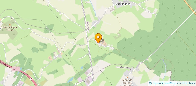 localisation de l'entreprise MONSIEUR BENJAMIN CHATELIN  BAINCTHUN