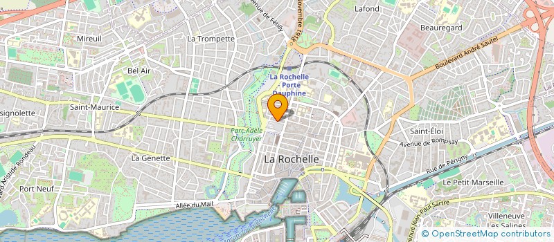 localisation de l'entreprise MONSIEUR BENJAMIN CHAVIGNIER  LA ROCHELLE