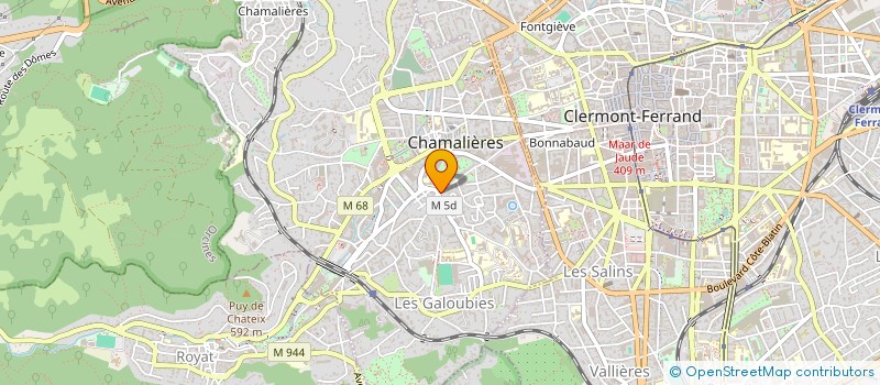 localisation de l'entreprise MONSIEUR BENJAMIN CHERASSE  CHAMALIERES