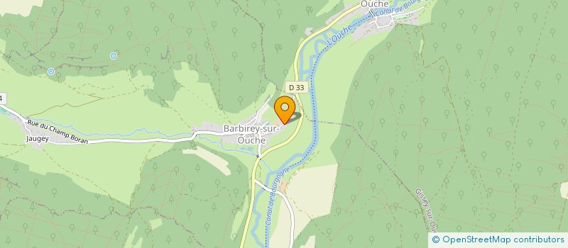 localisation de l'entreprise MONSIEUR BENJAMIN CHEVAL  AUXONNE